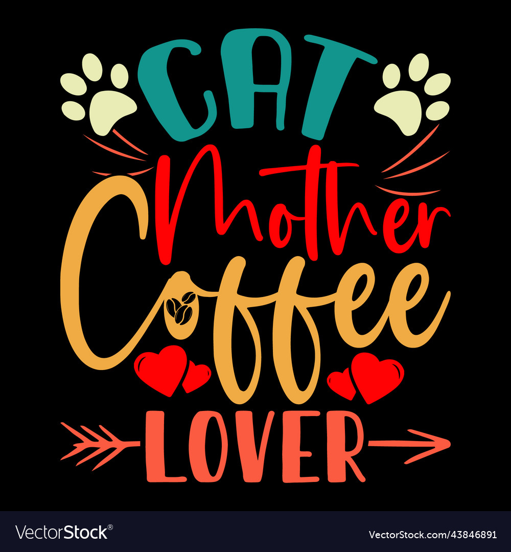 Funny cat lover retro vintage t-shirt design