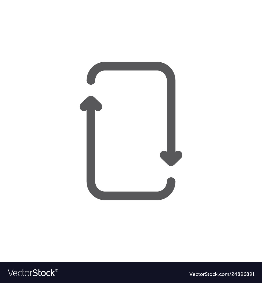 Reload and update refresh line icon