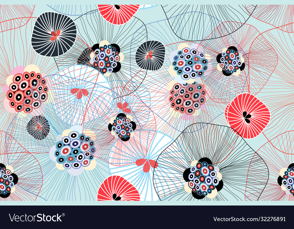 Seamless abstract pattern Vector Image Seamless abstract pattern