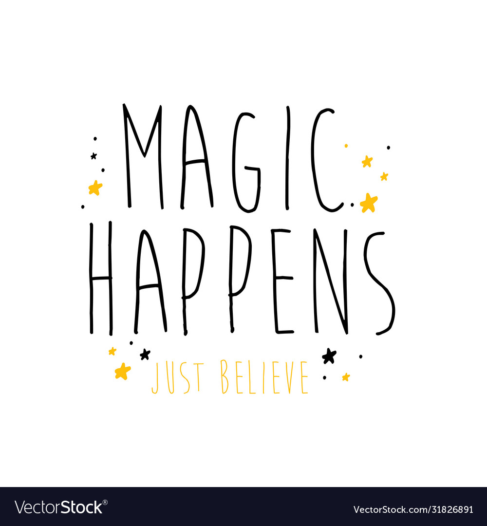 Stars print design with slogan vector image Stars print design with slogan