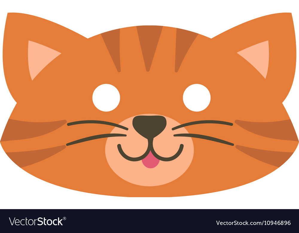 Animals carnival mask icon Royalty Free Vector Image