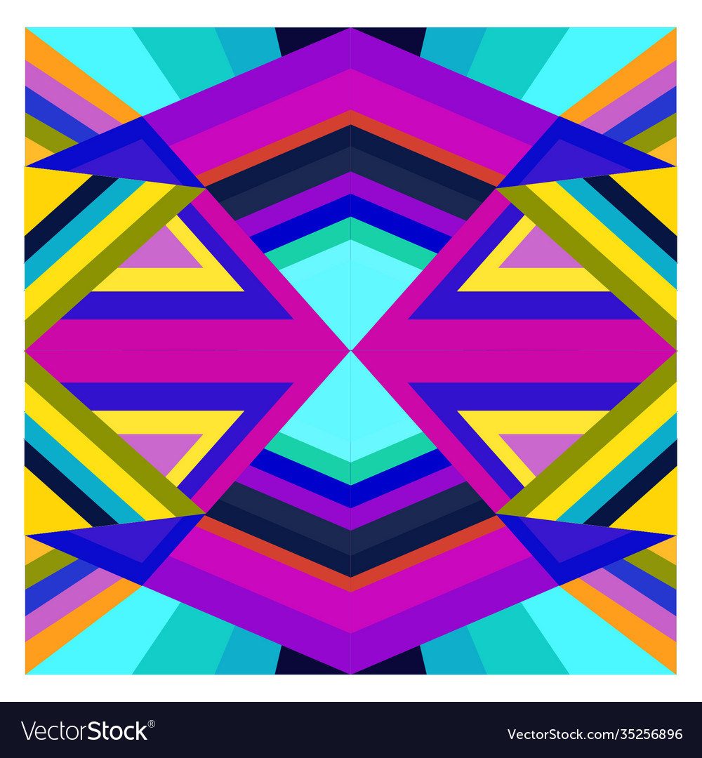Colorful geometric and curve background pattern Vector Image Colorful geometric and curve background pattern
