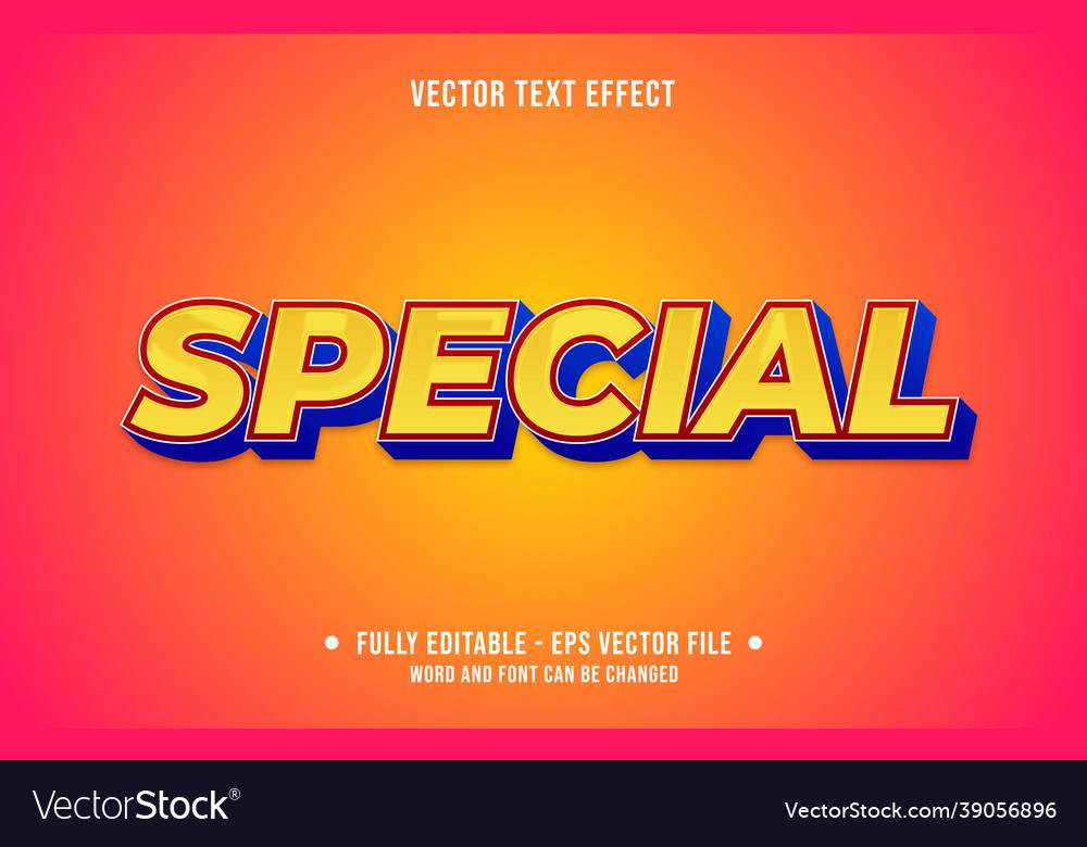 Editable text effect gradient style for digital