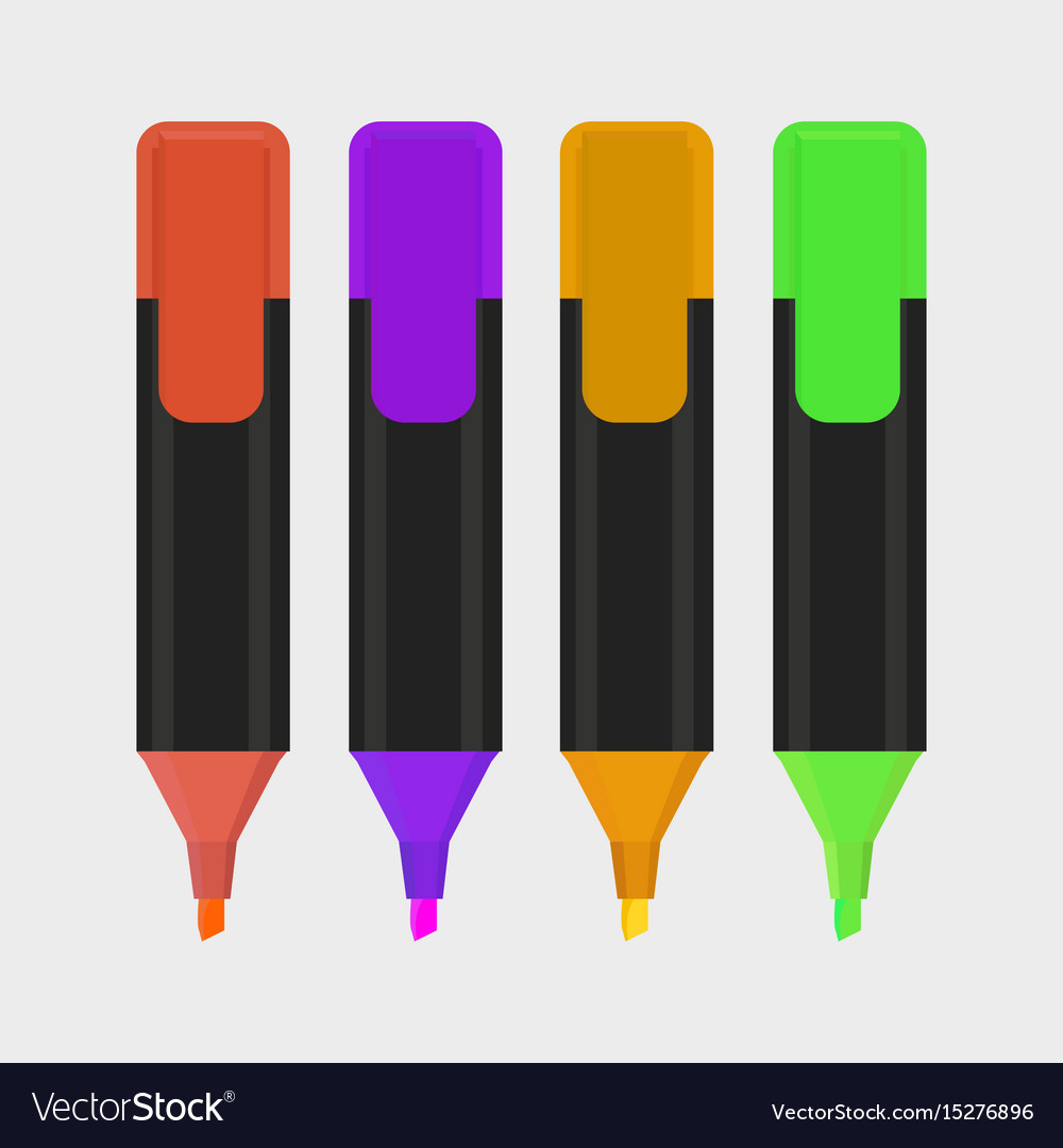 Highlighter pen isolated icon