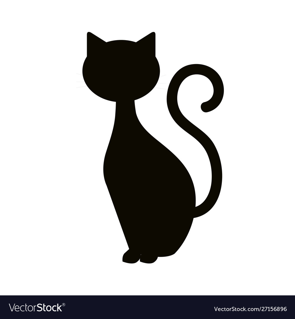 Halloween Cat Outline