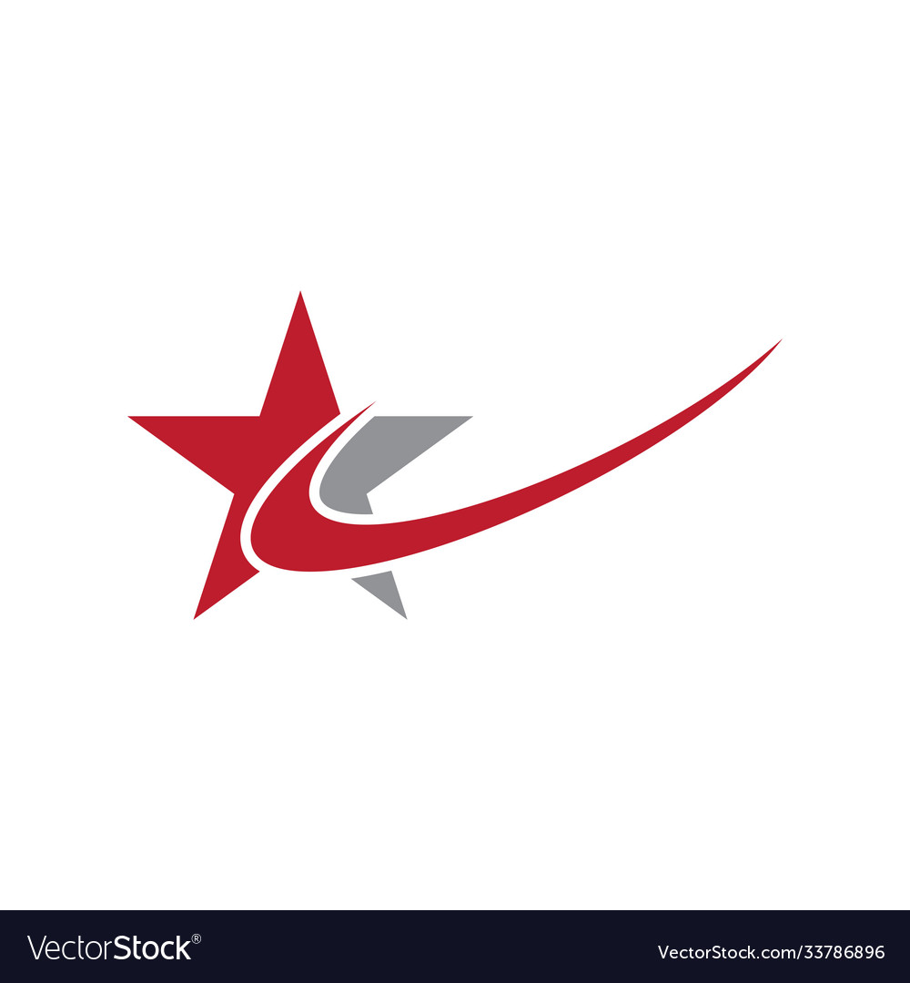 Star logo template icon Royalty Free Vector Image