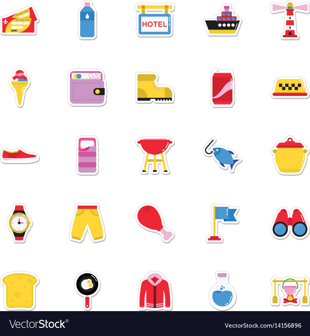 Summer Holiday Icons Collection