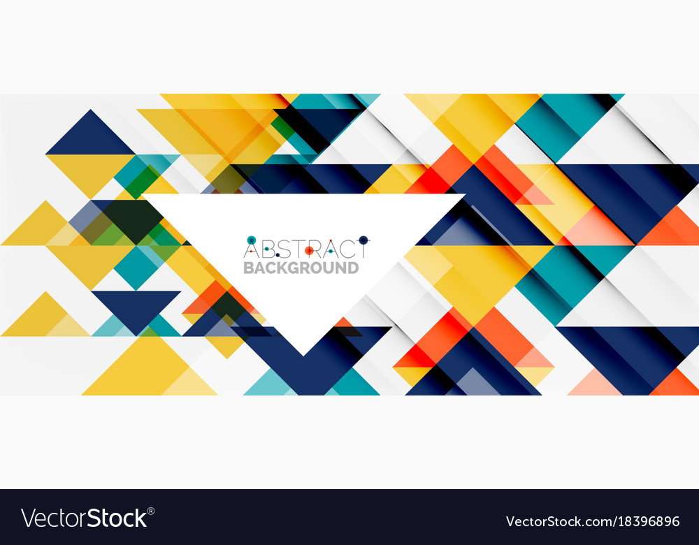 Triangle pattern design background
