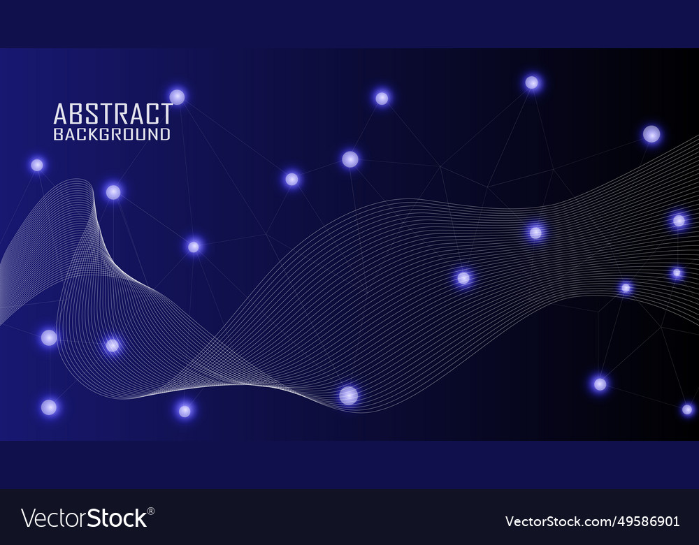 Abstract background with shining waves shiny