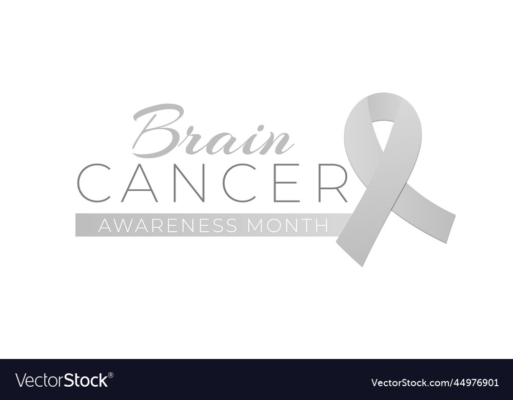 Brain cancer awareness month isolated logo icon Vector Image