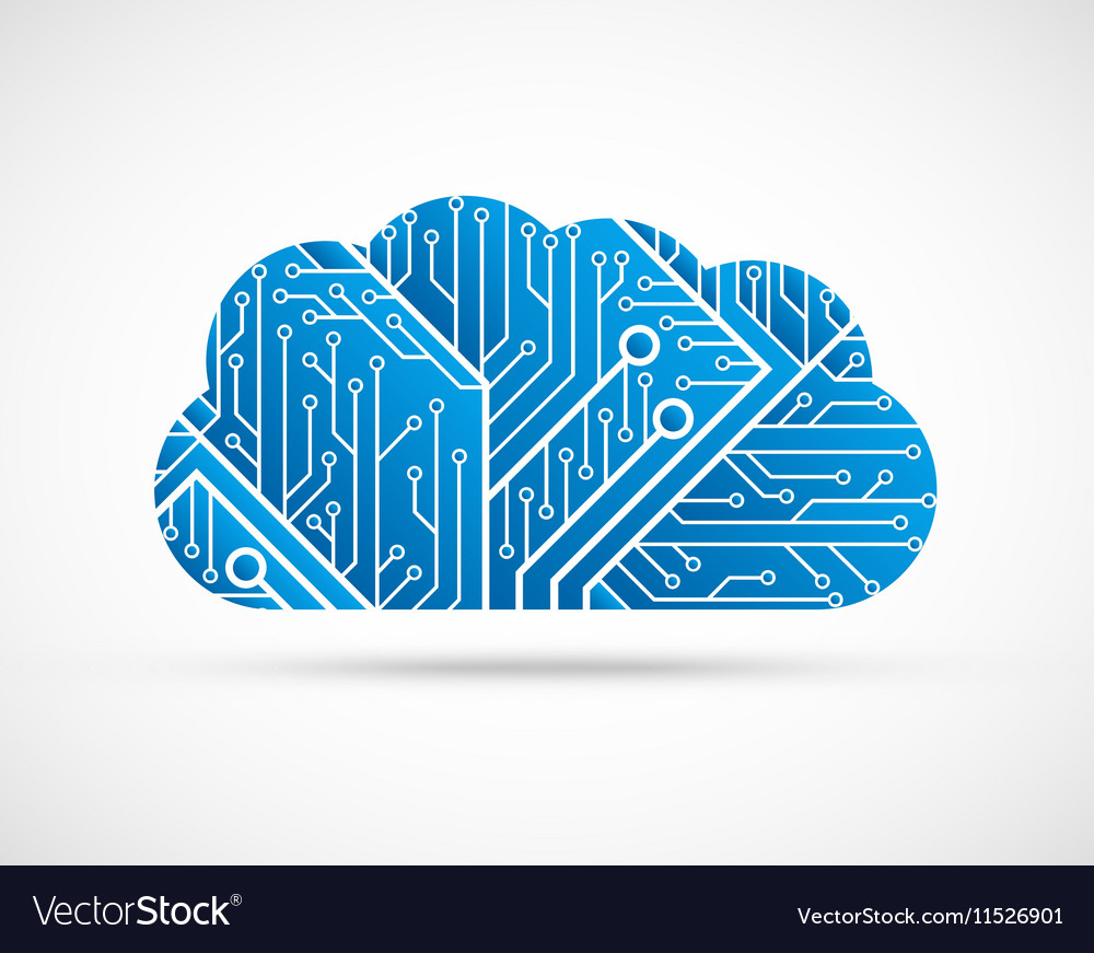 Cloud computing concept technology background