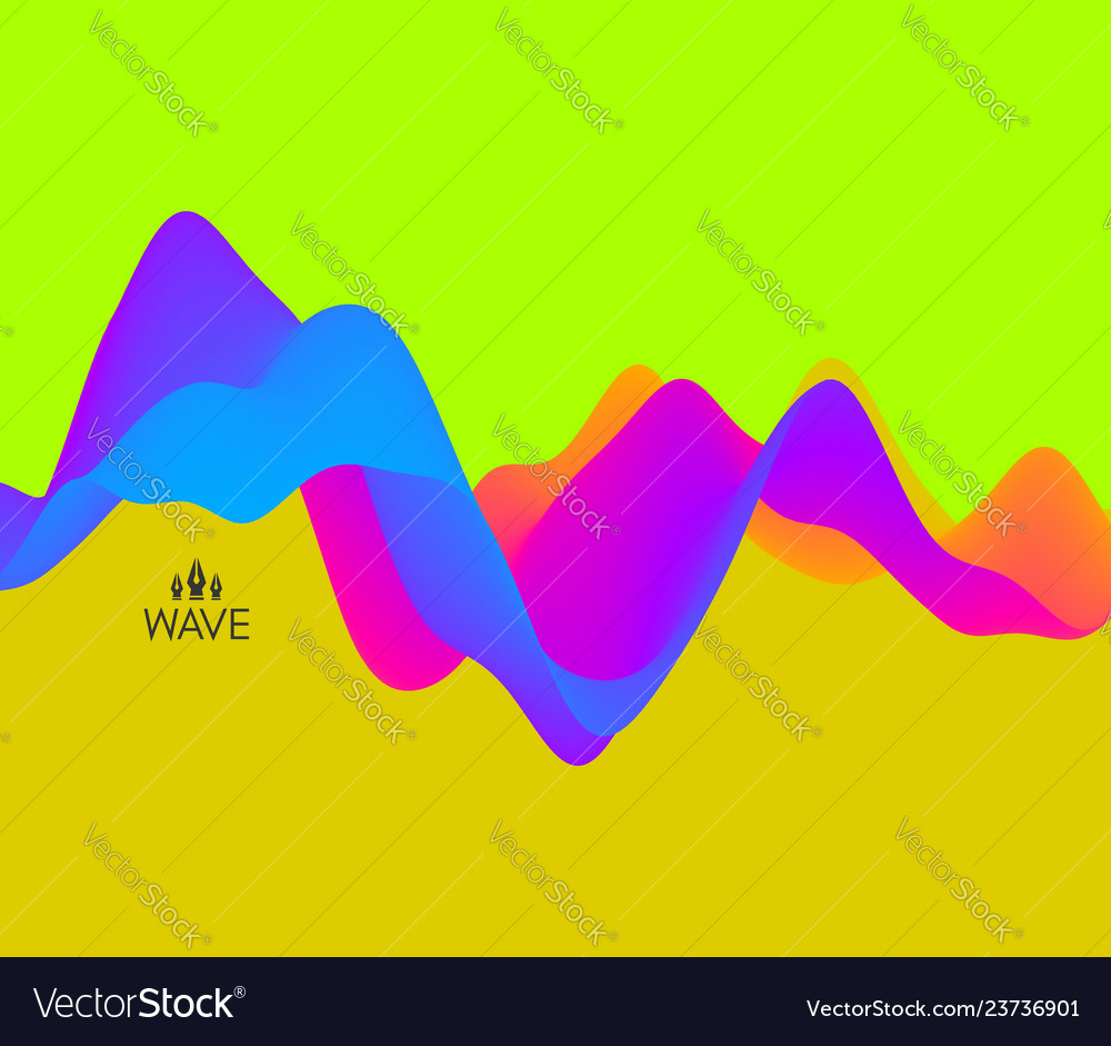 Colorful abstract background dynamic effect vector image Colorful abstract background dynamic effect