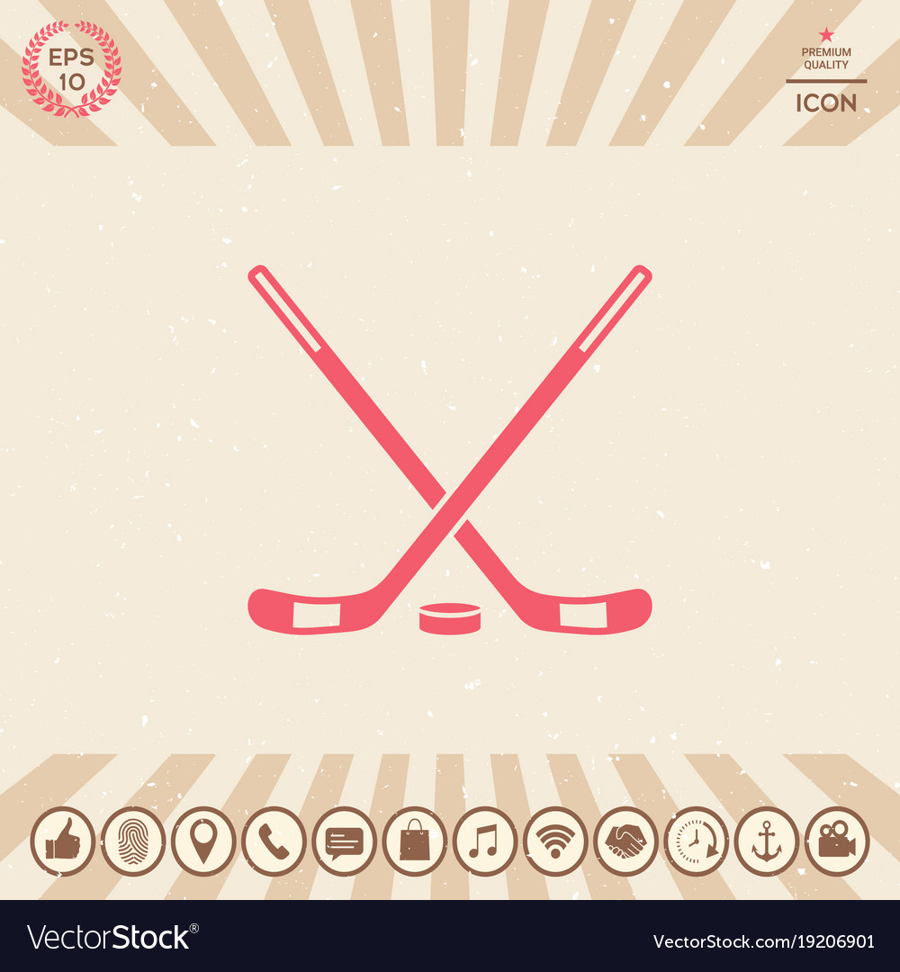 Hockey symbol icon