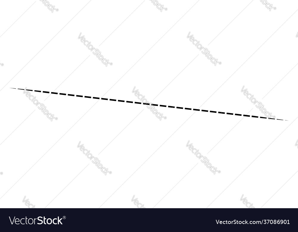 Horizontal gestrichelte Segmentlinien Designform Vector Image Horizontal gestrichelte Segmentlinien Designform