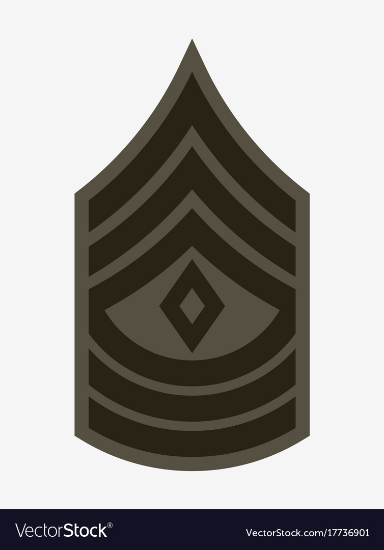 Military ranks and insignia stripes chevrons Vector Image