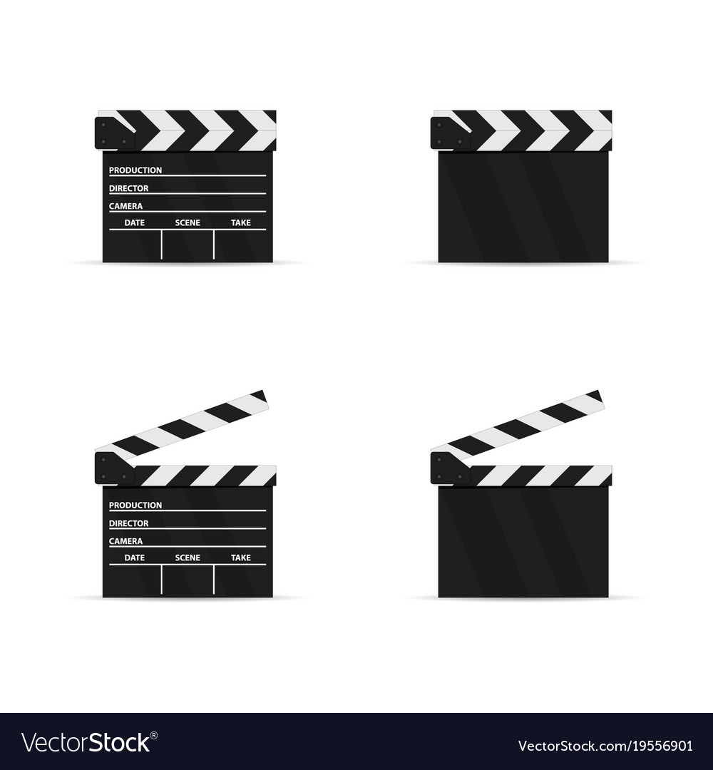 Open and closed movie flap set