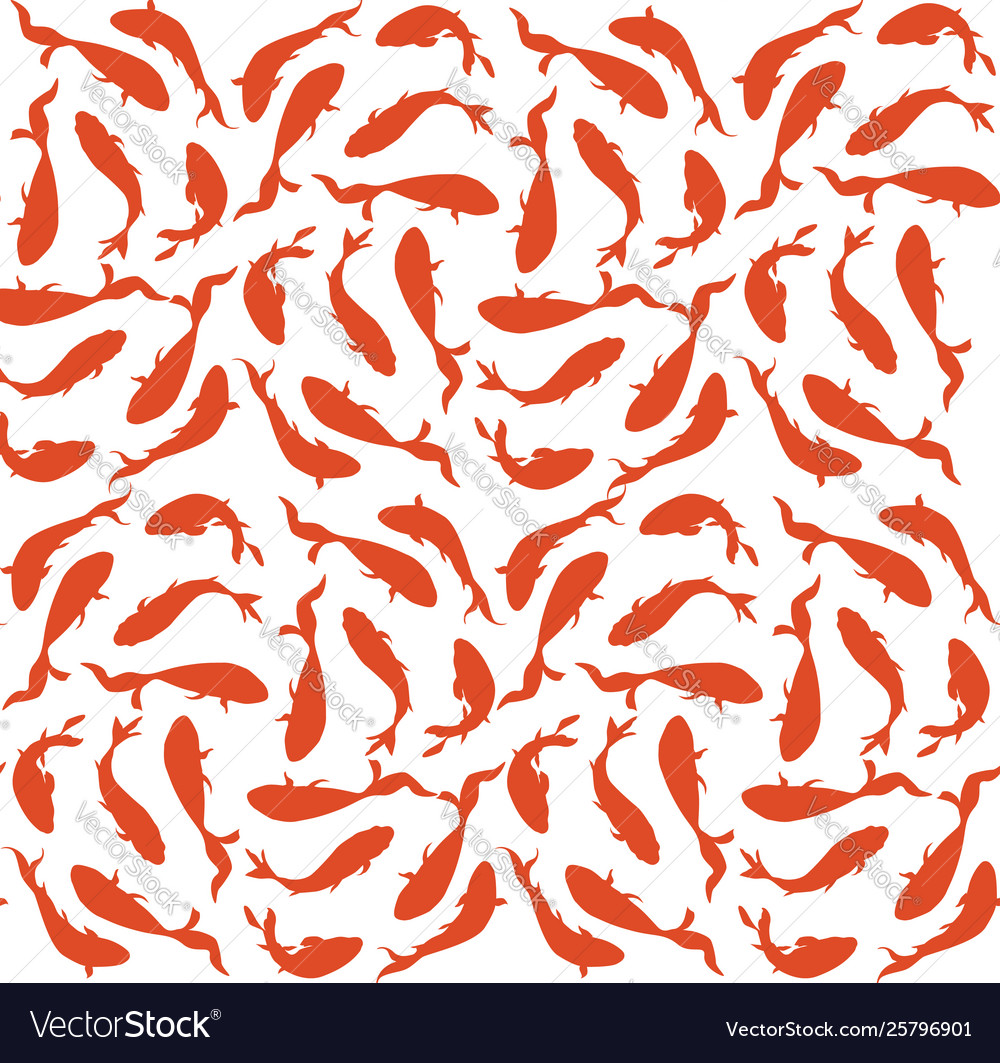 Seamless pattern background with red and orange Vector Image Seamless pattern background with red and orange