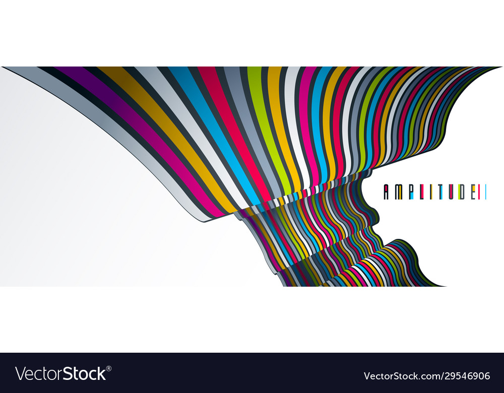 3d abstract lines in perspective background vector image 3d abstract lines in perspective background