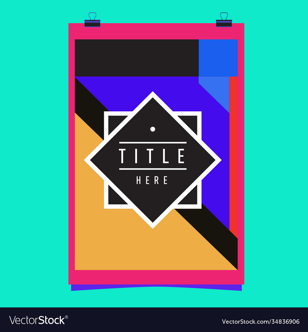 Abstract colorful geometric pattern background Vector Image Abstract colorful geometric pattern background