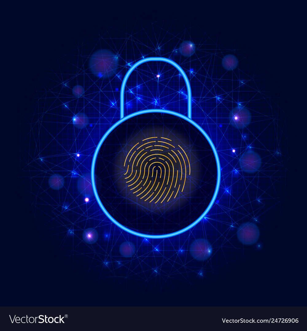 Cyber Security Konzept auf abstraktem Hintergrund vector image Cyber Security Konzept auf abstraktem Hintergrund