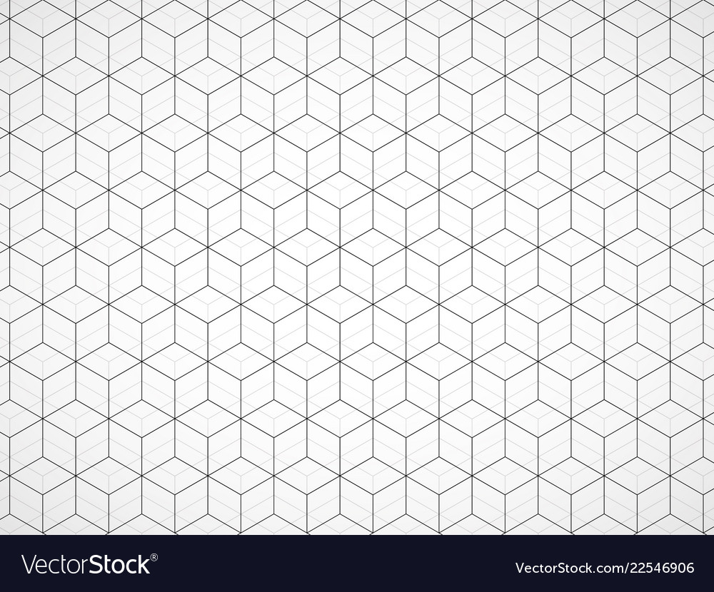 Geometric Cube Pattern