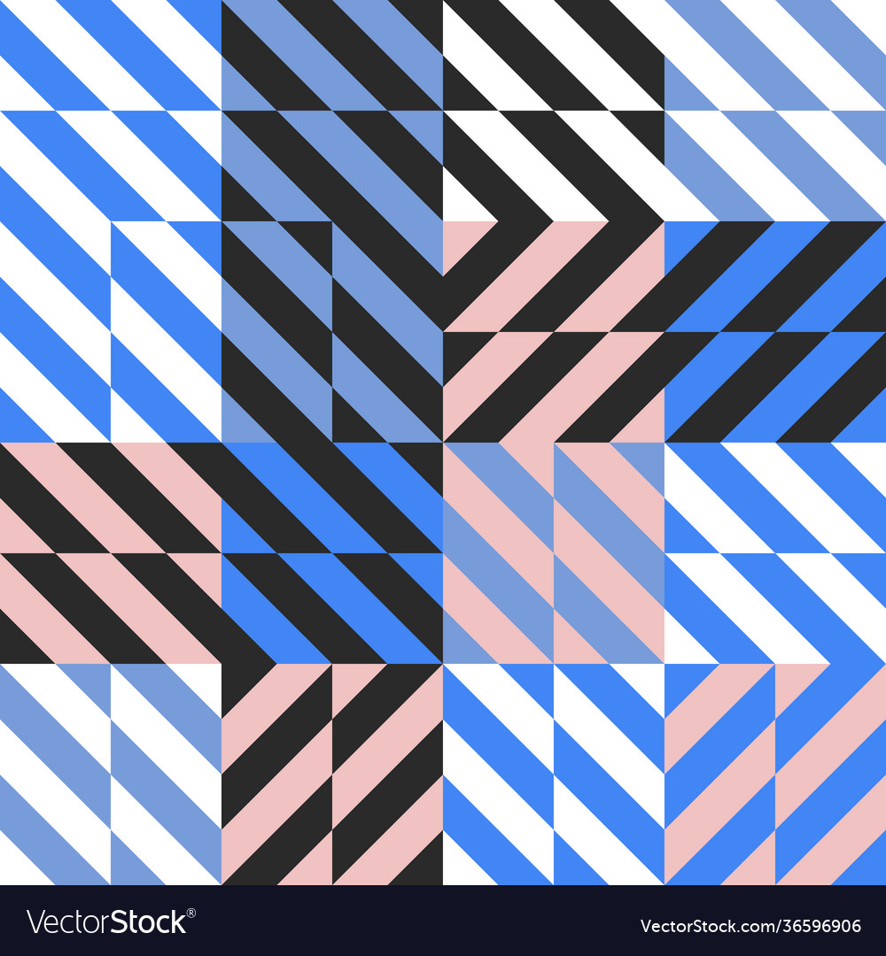 Linear abstract pattern design vector image Linear abstract pattern design