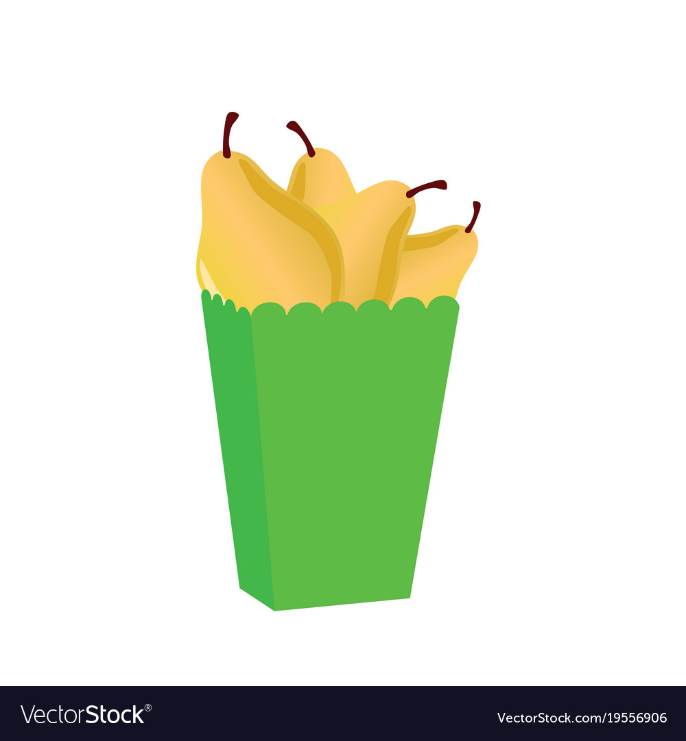 Pear in box