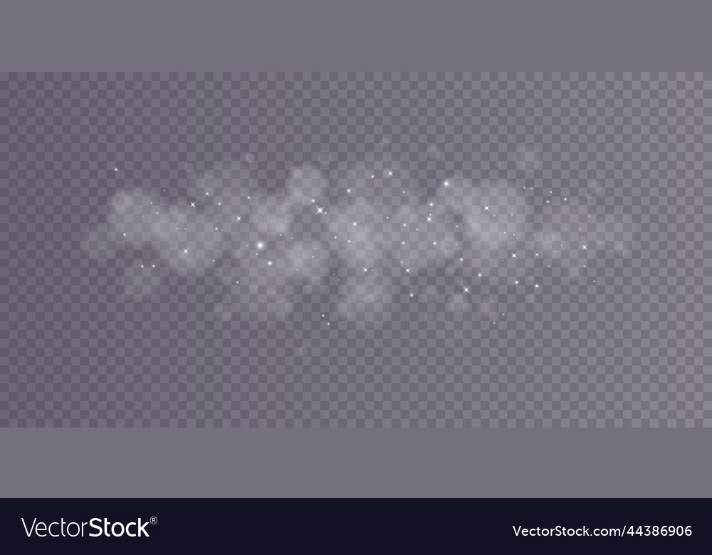 Shining bokeh isolated on transparent background vector image Shining bokeh isolated on transparent background