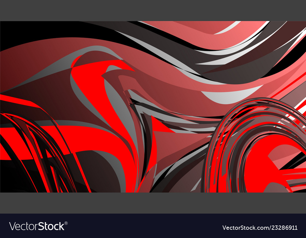 Abstract colorful background with red style wave vector image Abstract colorful background with red style wave