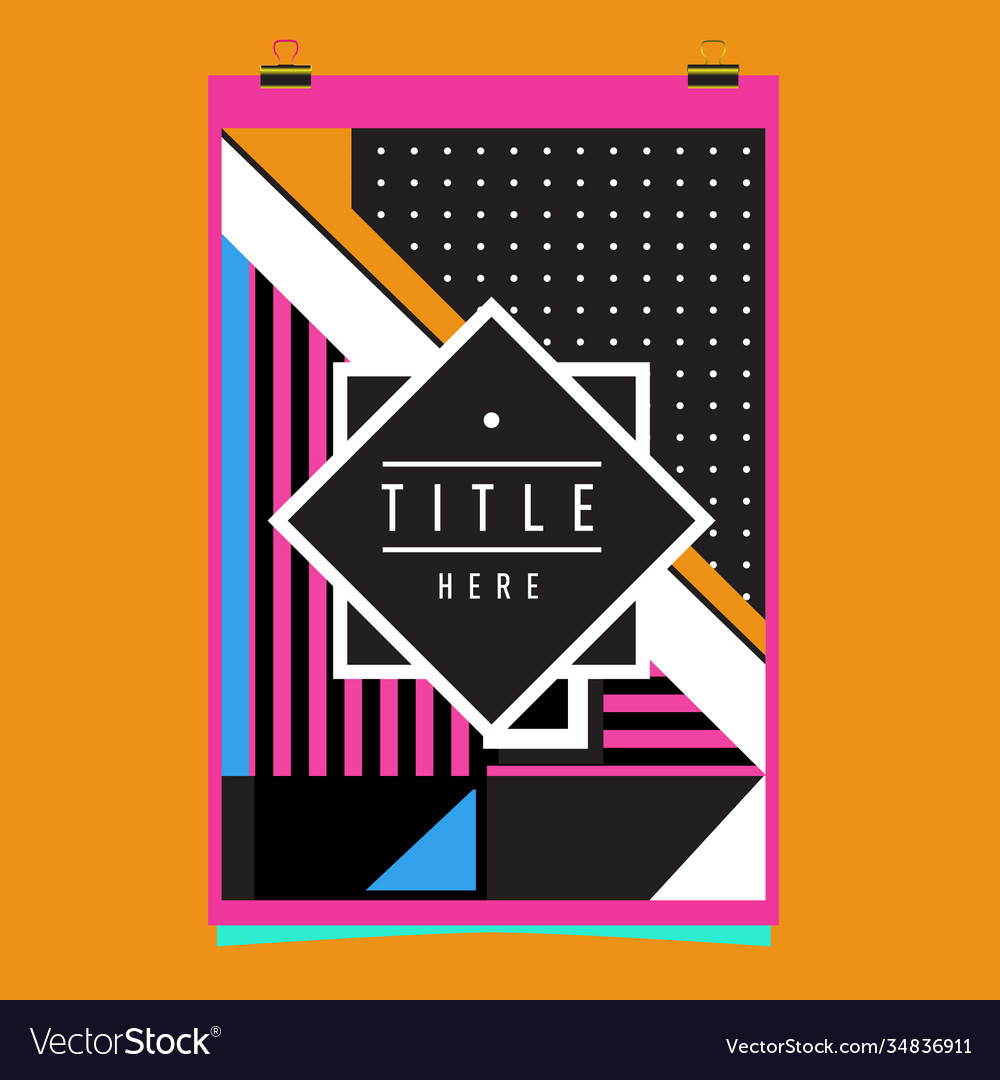 Abstract colorful geometric pattern background