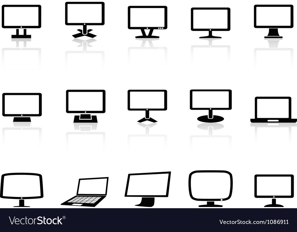 Computer Monitor Icons
