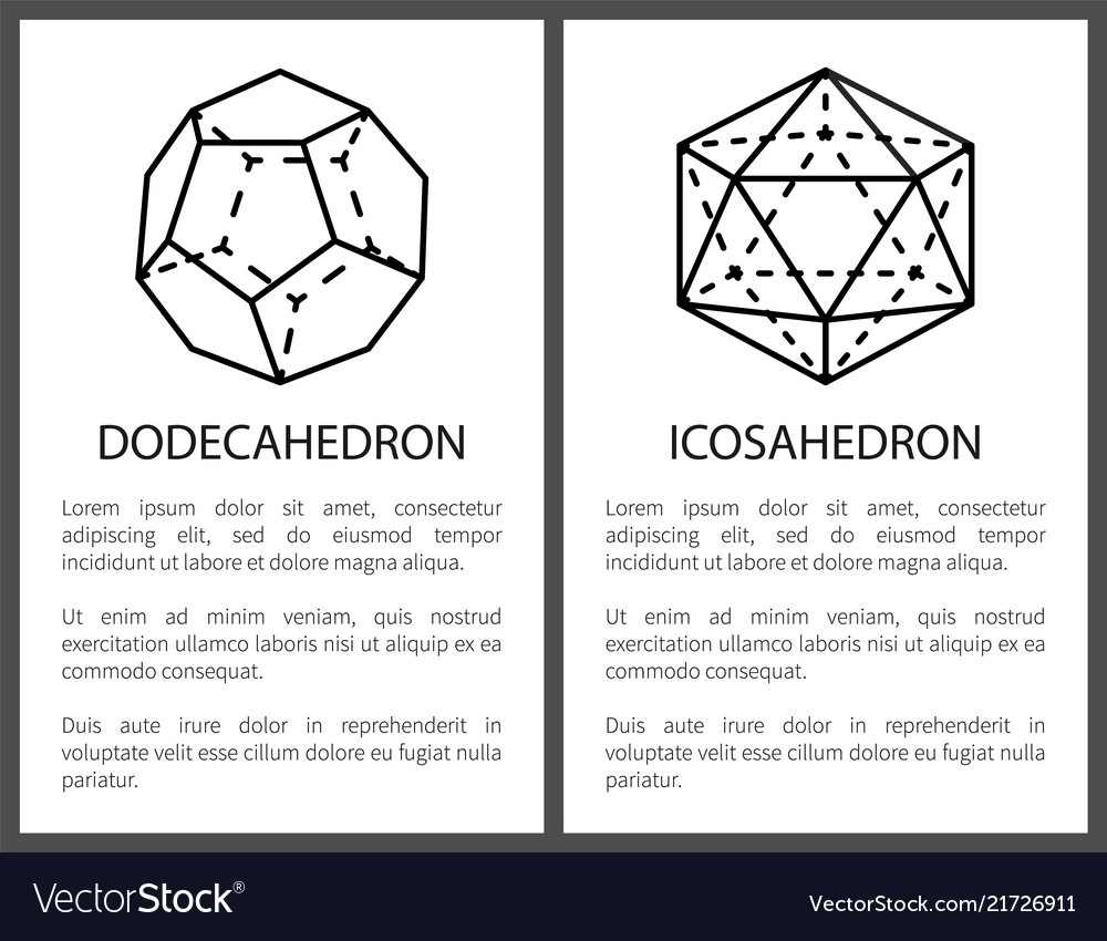 icosahedron template