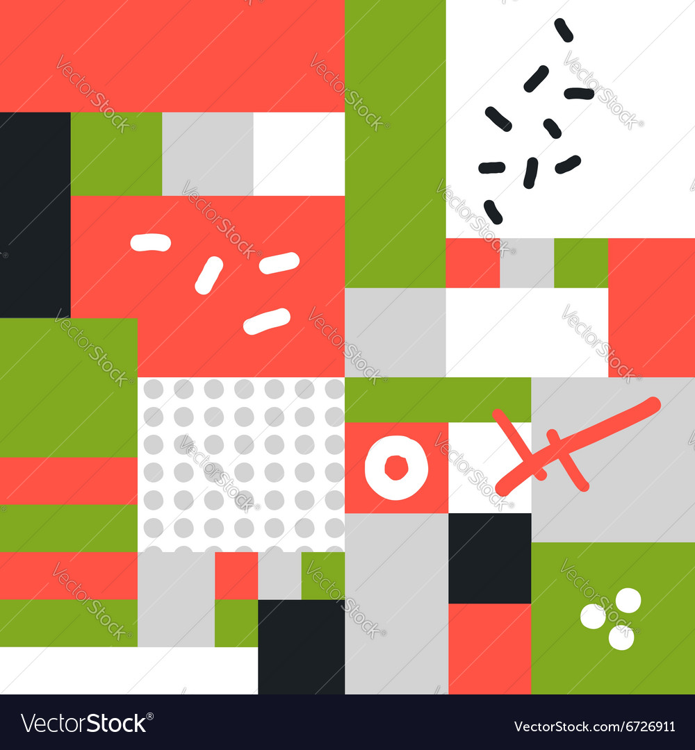 Modern hand draw abstract seamless pattern