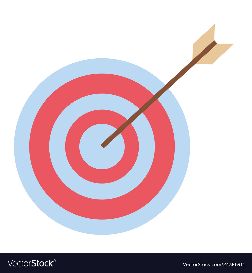 Target shooting cartoon Royalty Free Vector Image