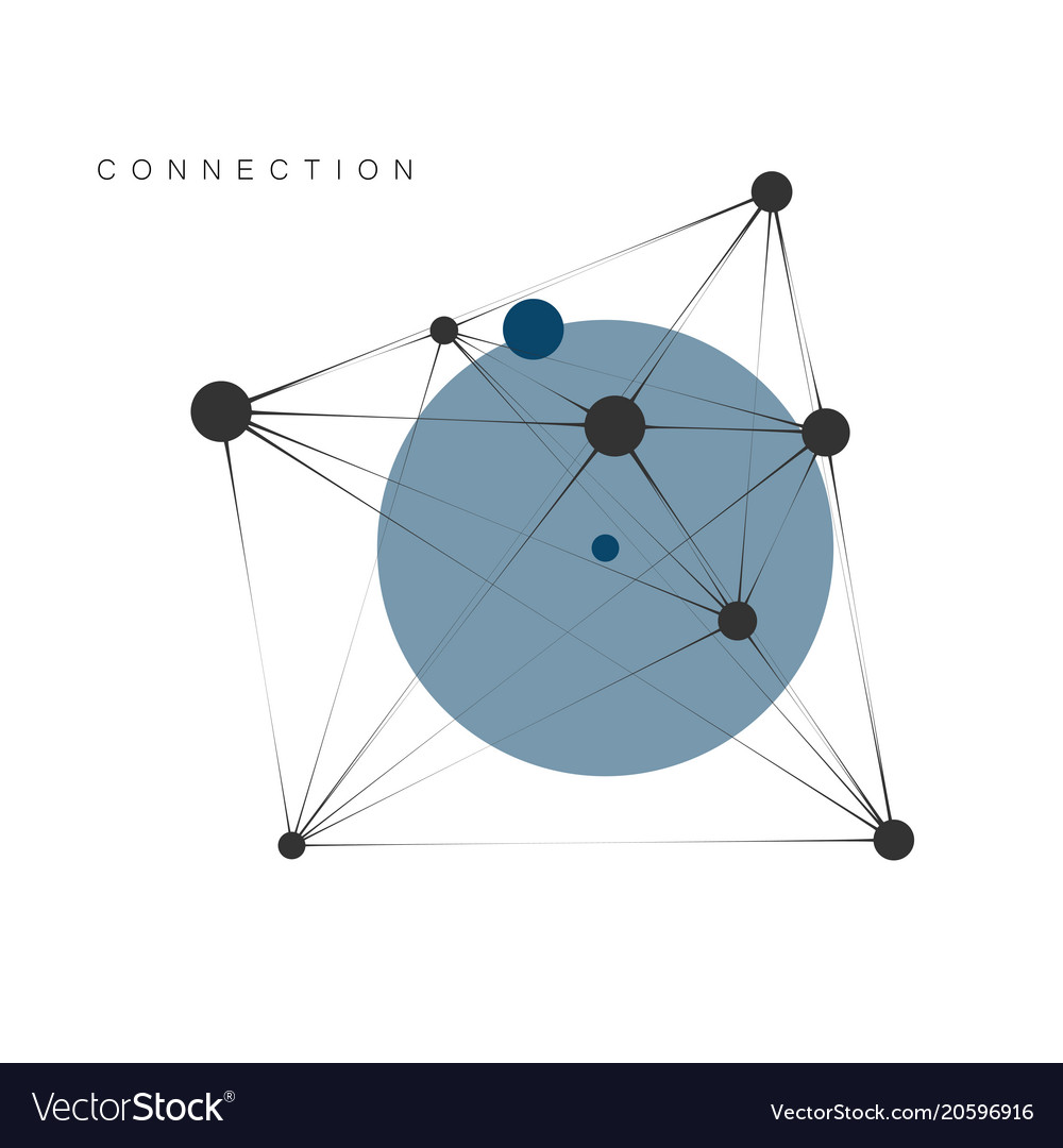 Abstract technology network and connect