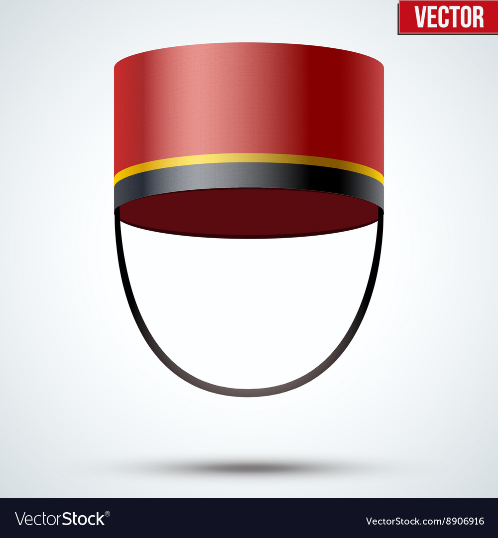 Bellboy Hat Royalty Free Vector Image Vectorstock