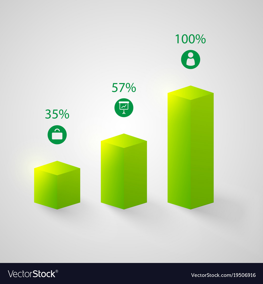 Business web chart infographic template