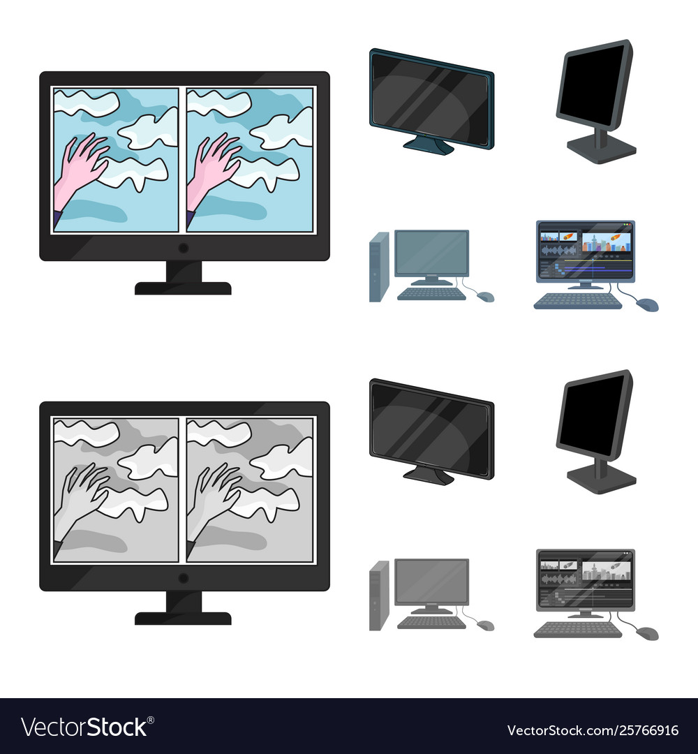 Design screen and computer symbol