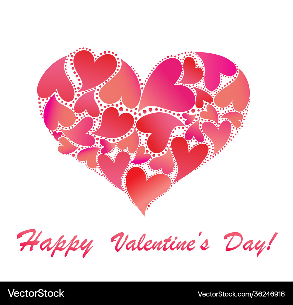 Lovely Heart Royalty Free Vector Image Vectorstock