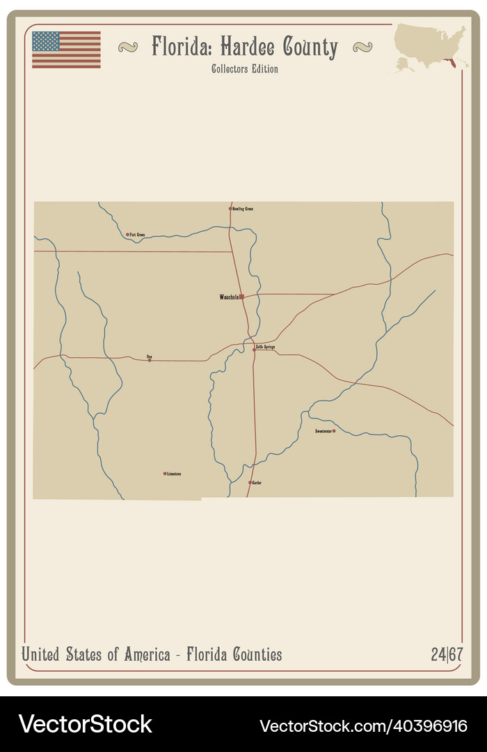 Hardee County Florida Map