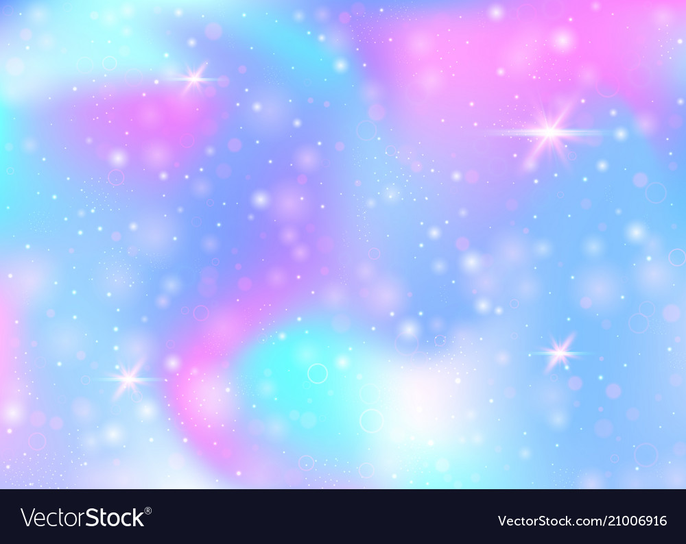 Rainbow Hologram Unicorn Background