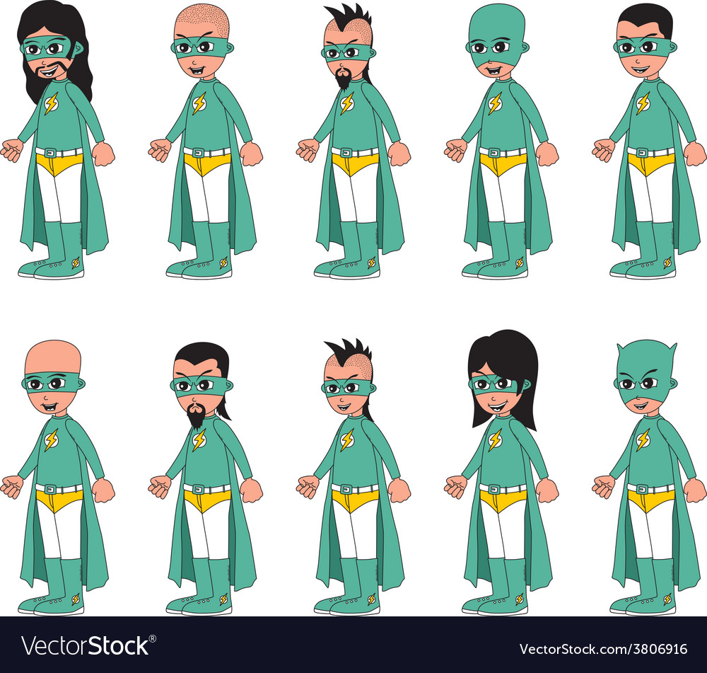 Superhero cartoon theme