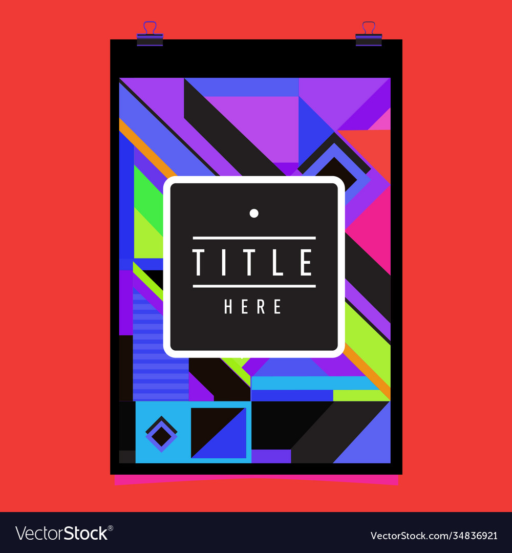 Abstract colorful geometric pattern background