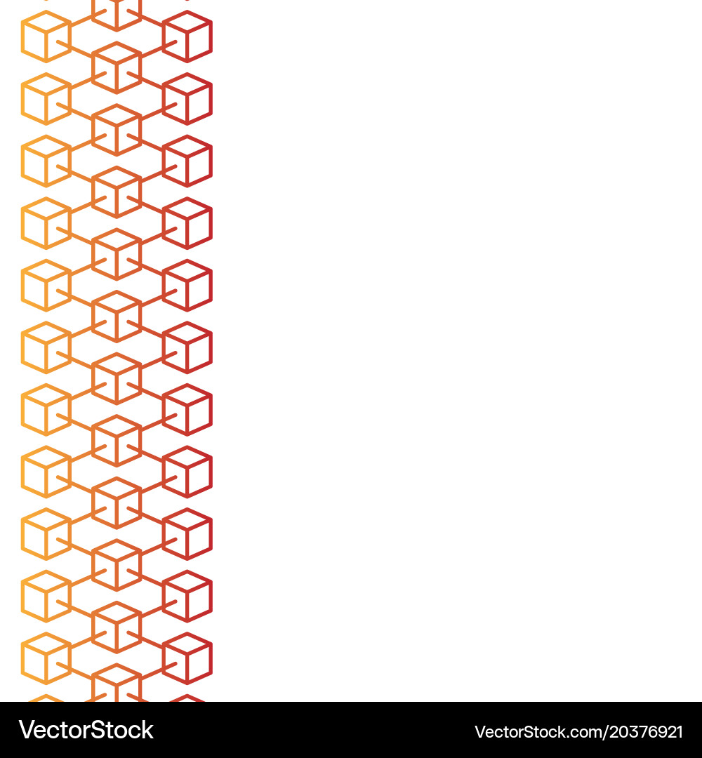 Blockchain sample background Royalty Free Vector Image