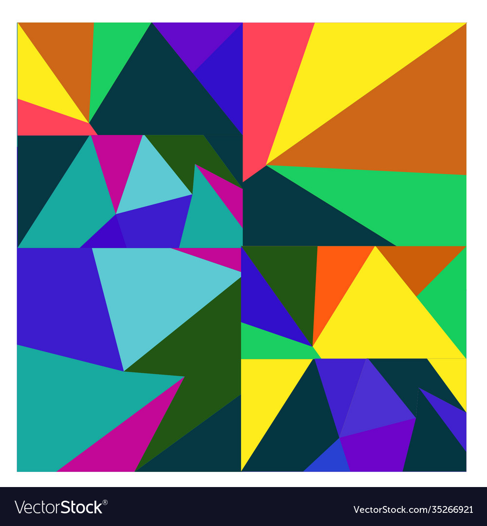 Colorful geometric and curve background pattern