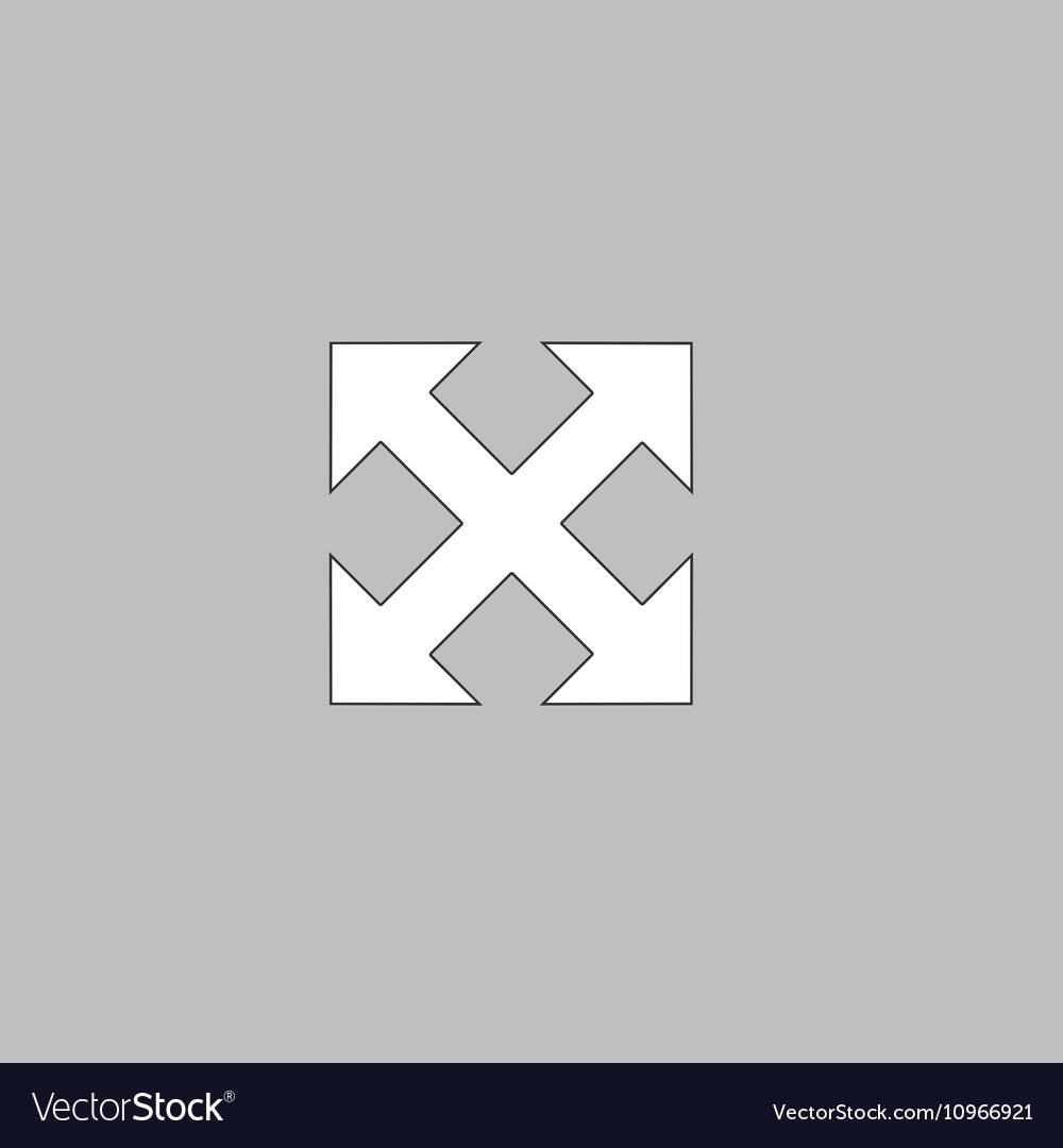Enlarge computer symbol