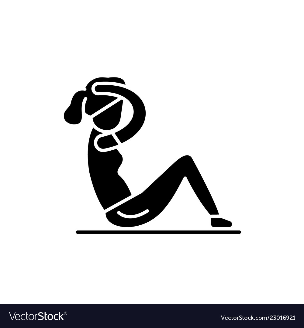 Fitness Workout Icon - Abs Focus