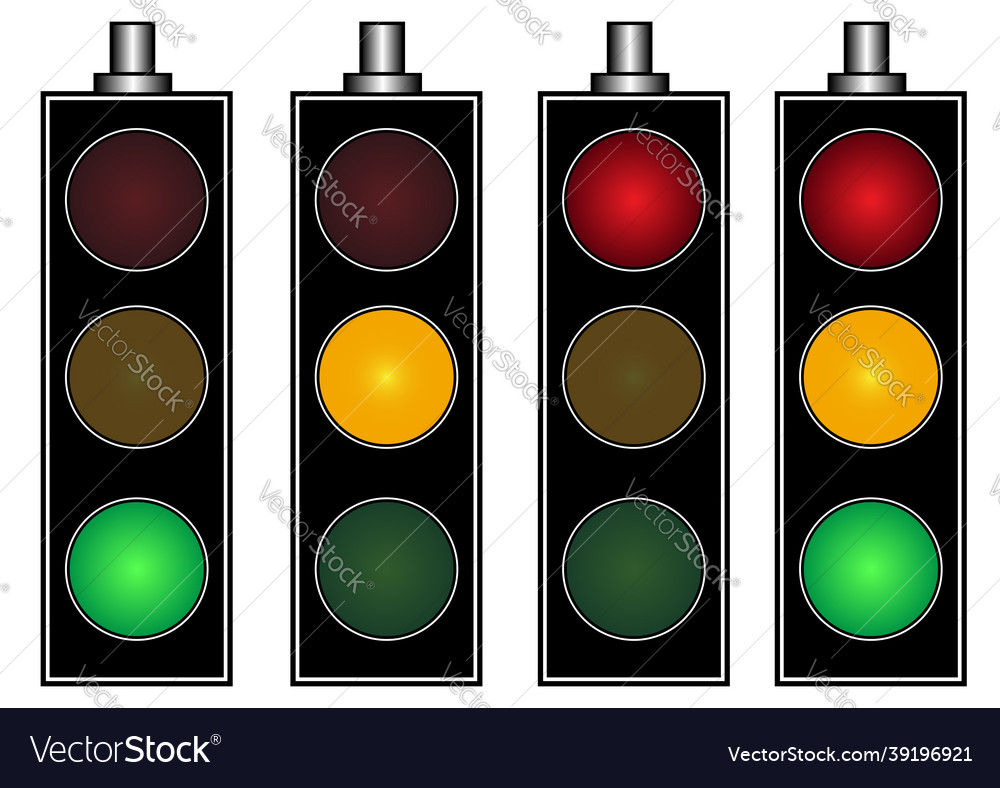 Four traffic lights