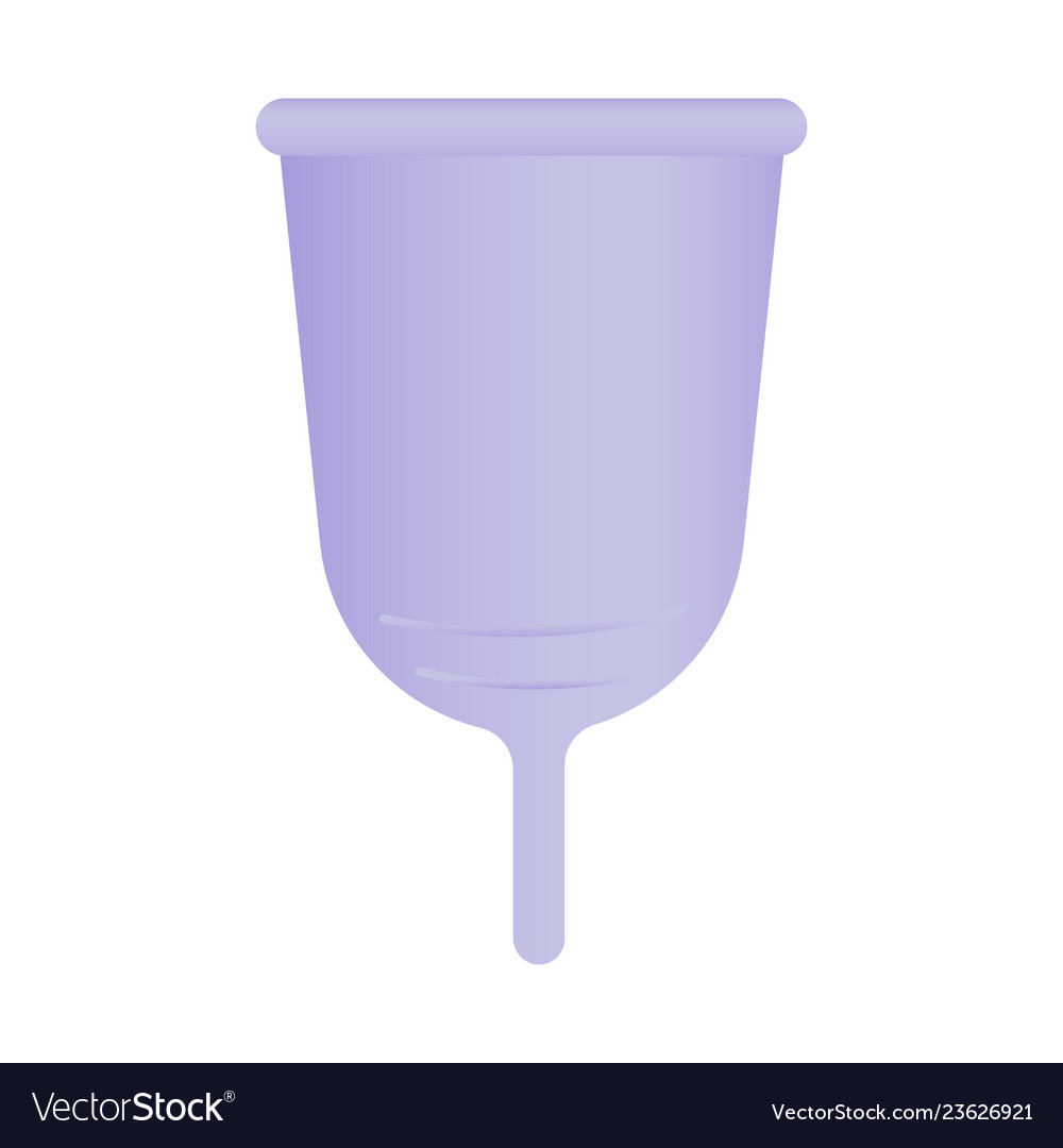 Menstrual cup recycle zero waste Royalty Free Vector Image