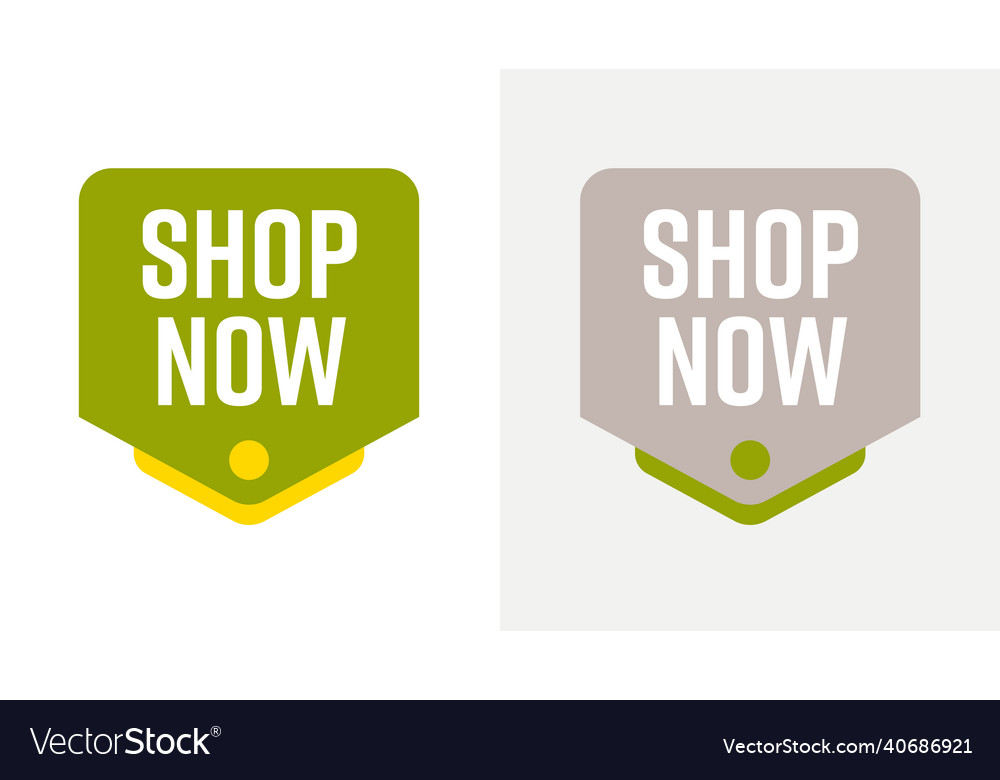 Shop now pointer push button for fast purchase